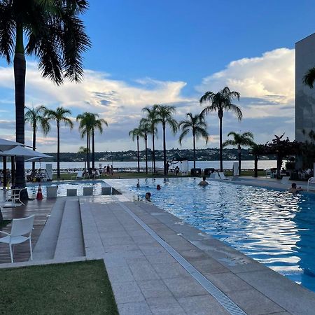 Estiloso Flat Brisas Do Lago Com Terraco Brasilia Exterior foto